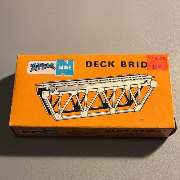 atlas n gauge Other - Atlas N Gauge Deck Bridge #2547